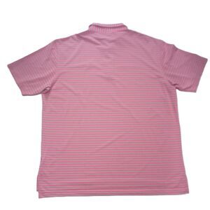 Golf Polo Peter Millar Size XXL Pink Stripped
